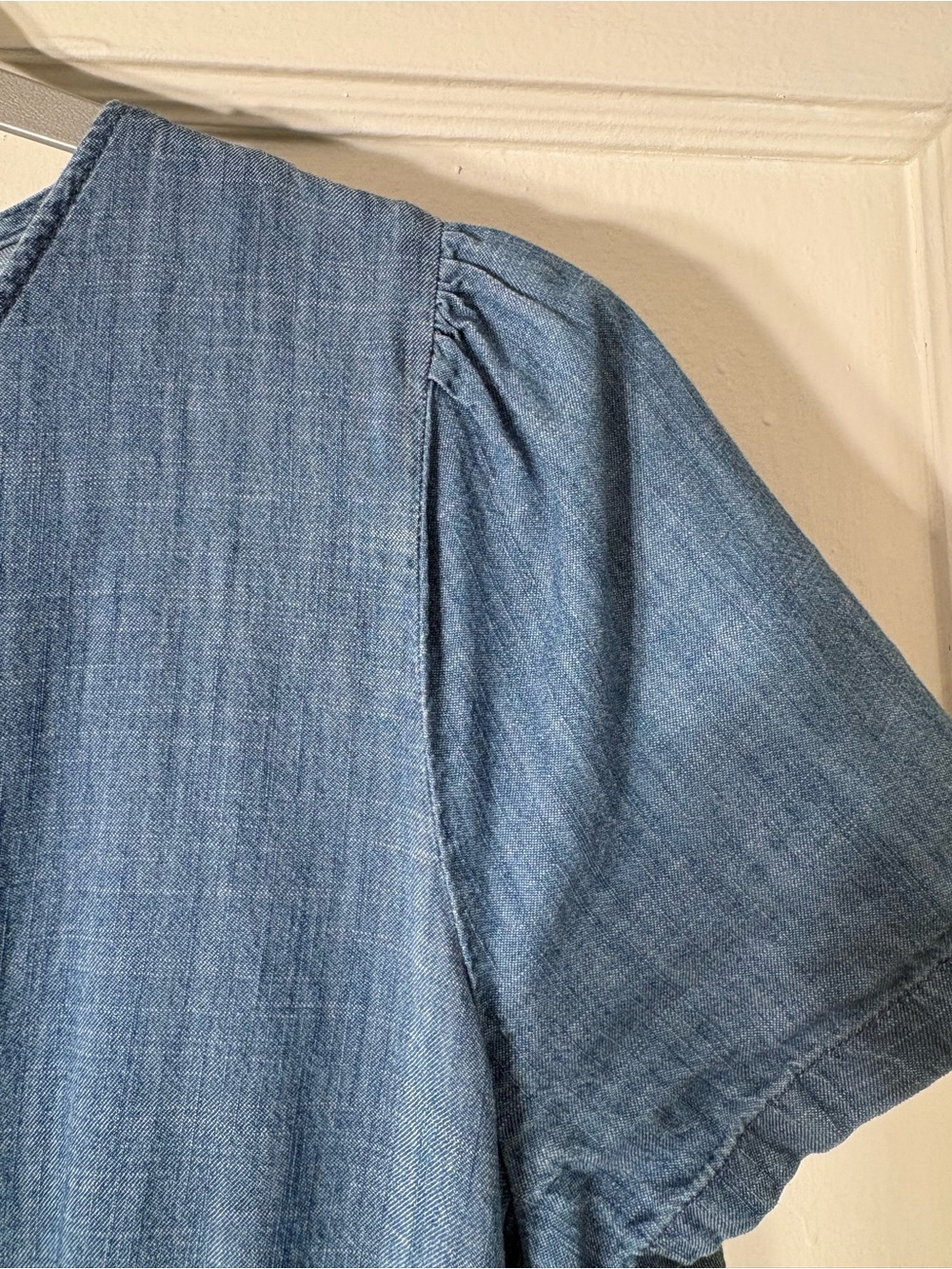 Sonoma Light Wash Chambray Top in Blue - Picture 4 of 4